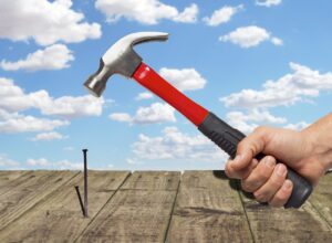 hammer, nail, construction, carpenter, tool, nails, diy, work, build, wood, repair, carpentry, builder, handyman, craft, nature, hand, sky